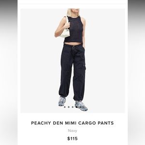 Pink Peachy Den Mimi cargo pants